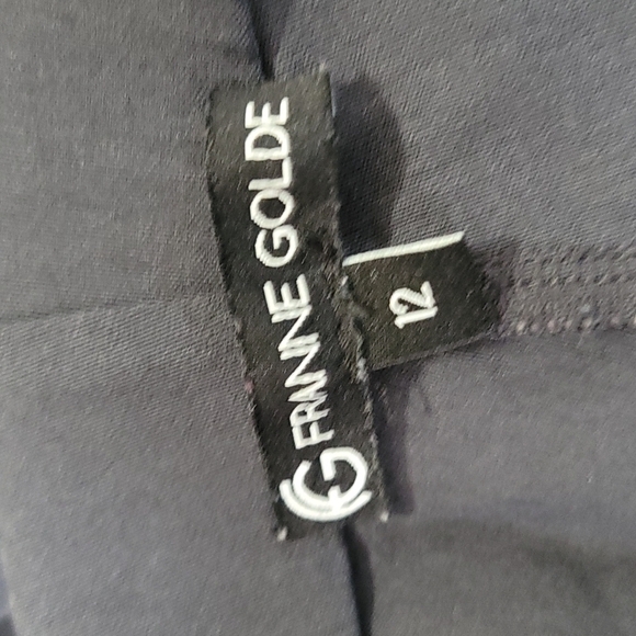 France Golde Women's Boot Cut Pant Charcoal Gray Size 12 - Picture 8 of 9